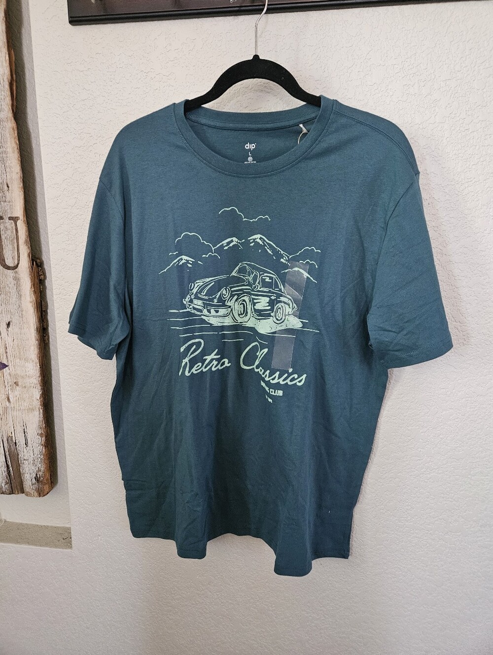 dip Teal Graphic Retro Classics Short Sleeve Tee
